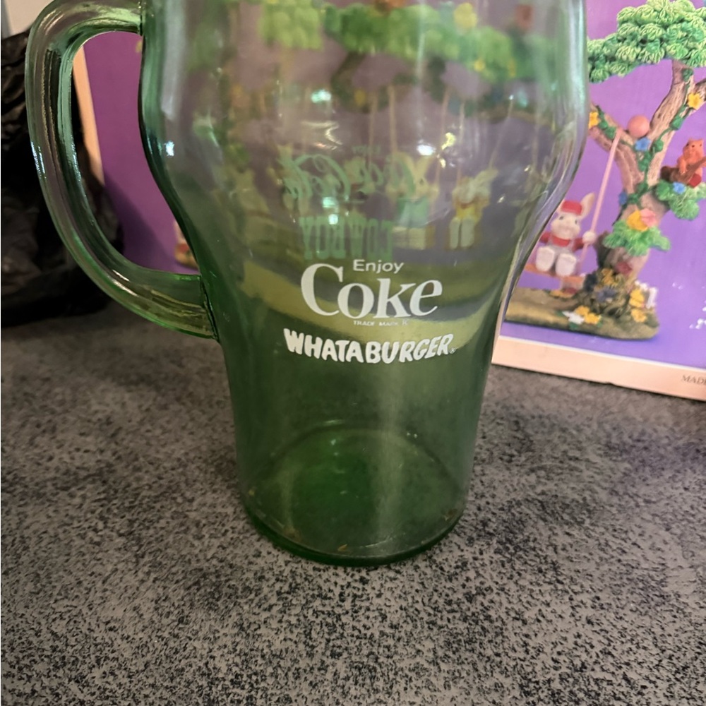 Whataburger Green Glass jar